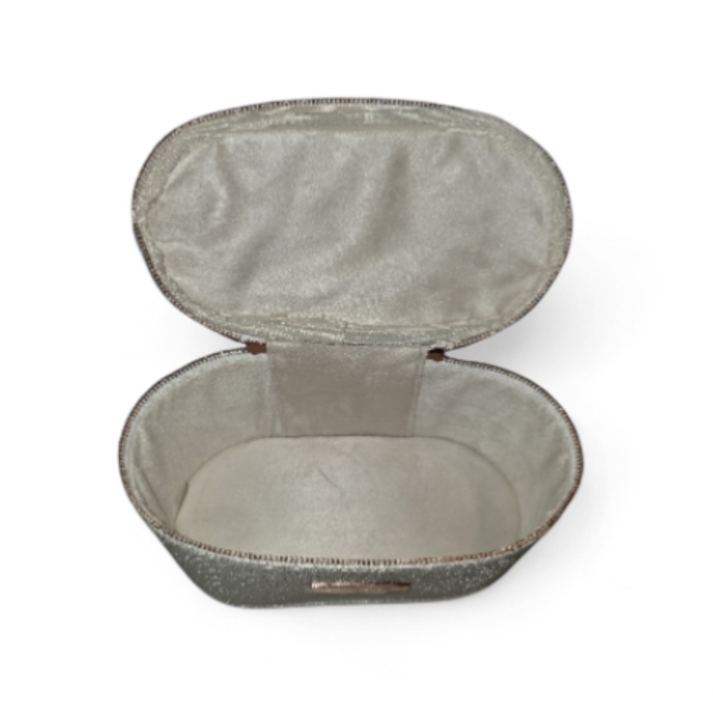 SkinMedica Glitter Cosmetic Carry Case with Rose Gold Hardware - Picture 2 of 2